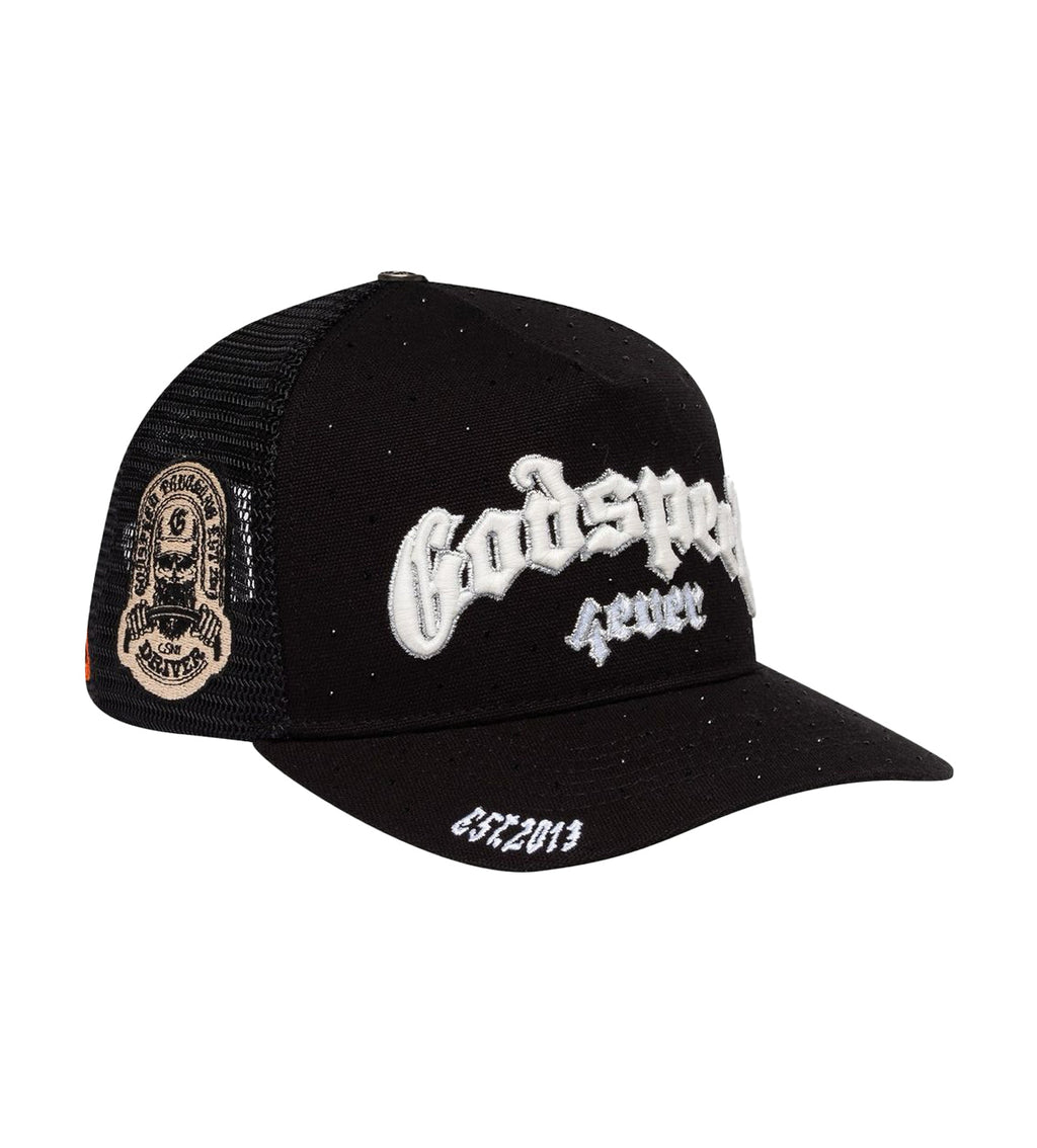 Godspeed Forever VVS Trucker Hat Black/White