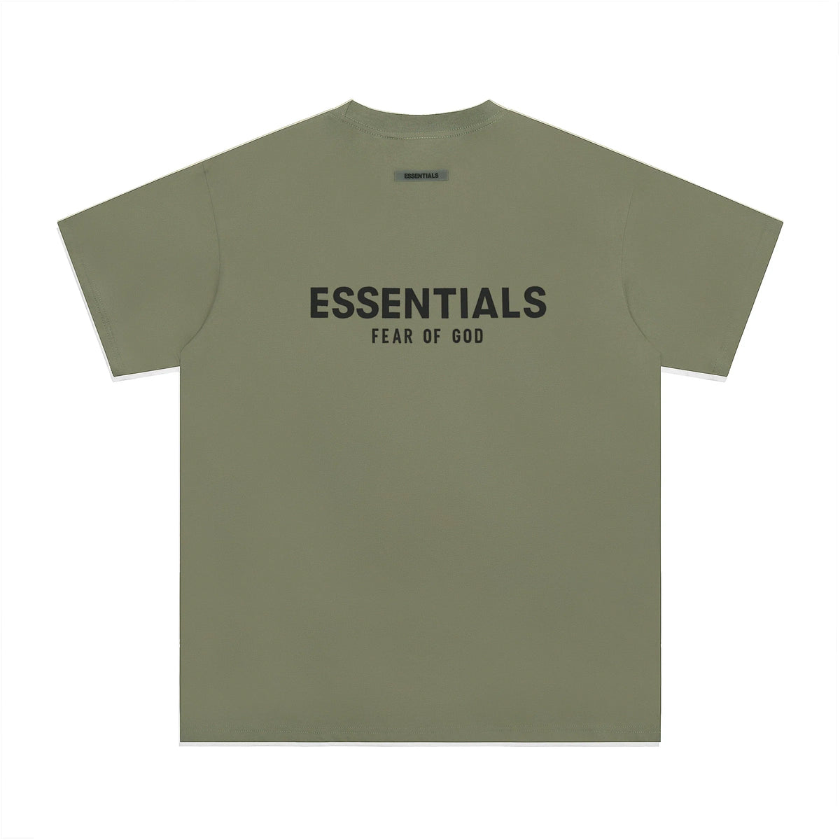Fear Of God Essentials Core Logo Oversized T‑Shirt Sage