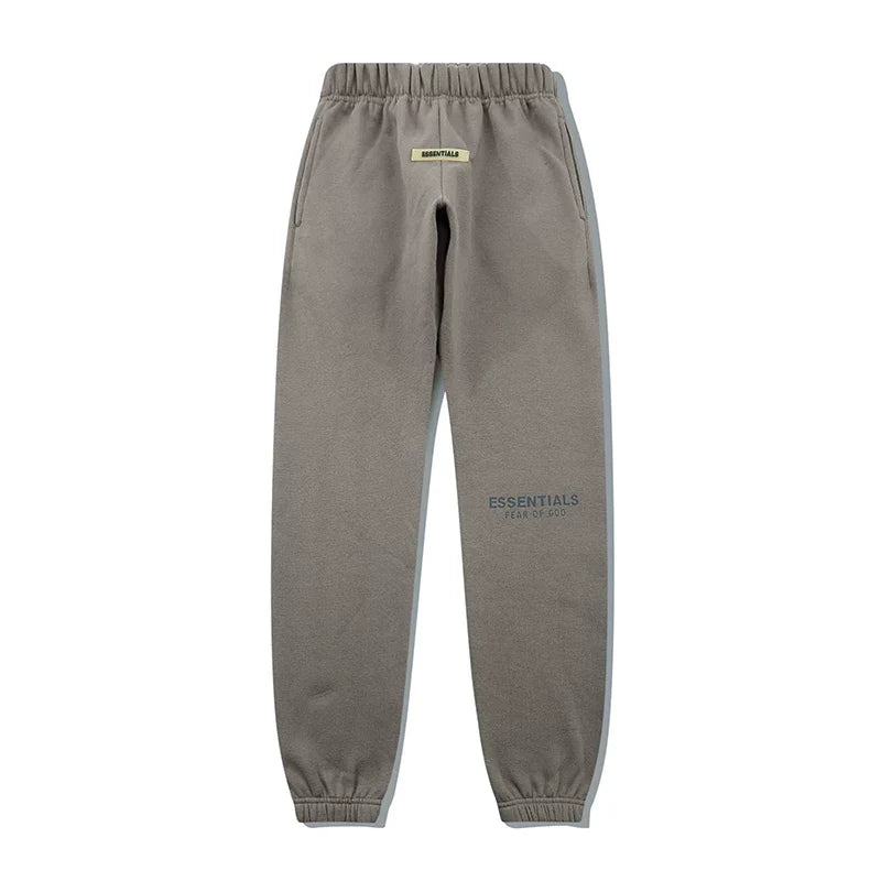 Fear Of God Essentials Side Logo Jogger Pants Heather Grey