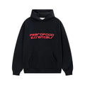 Fear Of God Essentials Silicone Letter Pullover Hoodie Black