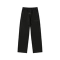 Fear Of God Essentials Tone‑on‑Tone Text Logo Straight‑Leg Sweatpants Black