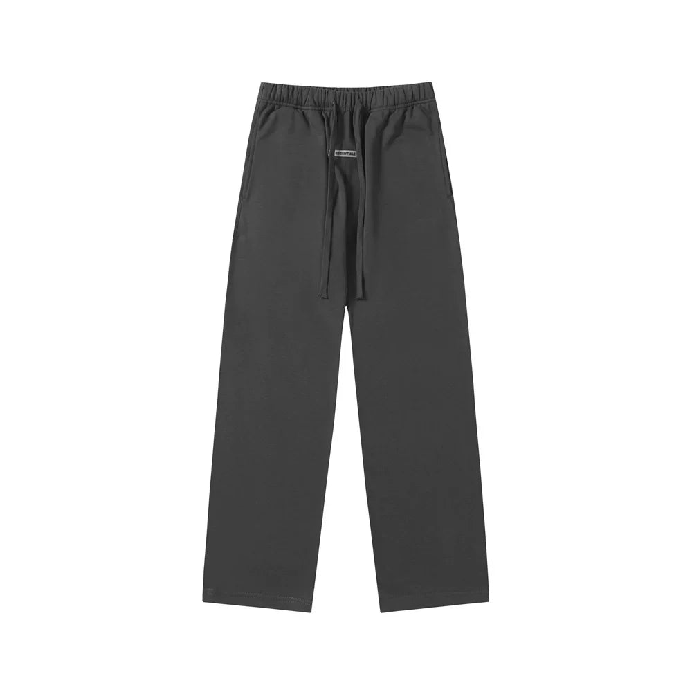Fear Of God Essentials Straight‑Leg Sweatpants Charcoal Grey