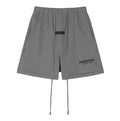 Fear Of God Essentials Logo Fleece Shorts Medium Heather Grey