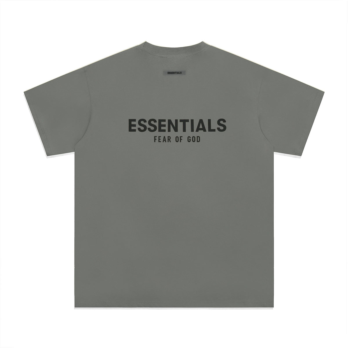 Fear Of God Essentials Core Logo Oversized T‑Shirt Dusty Grey