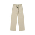 Fear Of God Essentials Tone‑on‑Tone Text Logo Straight‑Leg Sweatpants Cream Beige