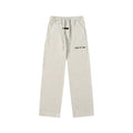 Fear Of God Essentials Fear Of God Text Straight‑Leg Sweatpants Light Oat Heather