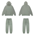 Fear Of God Essentials Tone‑on‑Tone Hoodie & Jogger Tracksuit Set Dusty Sage