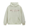 Fear Of God Essentials Hot Stamped Large Logo Pullover Hoodie Sage Green