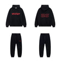Fear Of God Essentials 26 Graphic Hoodie & Jogger Tracksuit Set Black