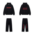 Fear Of God Essentials 26 Graphic Hoodie & Straight‑Leg Pants Set Black