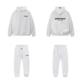 Fear Of God Essentials Hoodie Sweatpants Tracksuit Set White