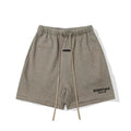 Fear Of God Essentials Logo Fleece Shorts Taupe