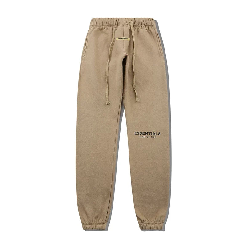 Fear Of God Essentials Side Logo Jogger Pants Khaki