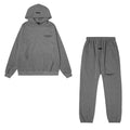 Fear Of God Essentials Hoodie & Jogger Tracksuit Set Dark Heather Grey