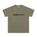 Fear Of God Essentials 3D Chest Logo Short Sleeve T-Shirt Olive Green