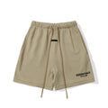 Fear Of God Essentials Logo Fleece Shorts Moss Taupe