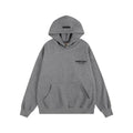 Fear Of God Essentials Chest Logo Pullover Hoodie Medium Heather Grey