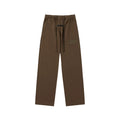 Fear Of God Essentials Tone‑on‑Tone Text Logo Straight‑Leg Sweatpants Dark Brown
