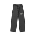 Fear Of God Essentials 1977 Graphic Straight‑Leg Sweatpants Charcoal Grey
