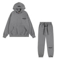 Fear Of God Essentials Hoodie Jogger Tracksuit Set Medium Heather Grey