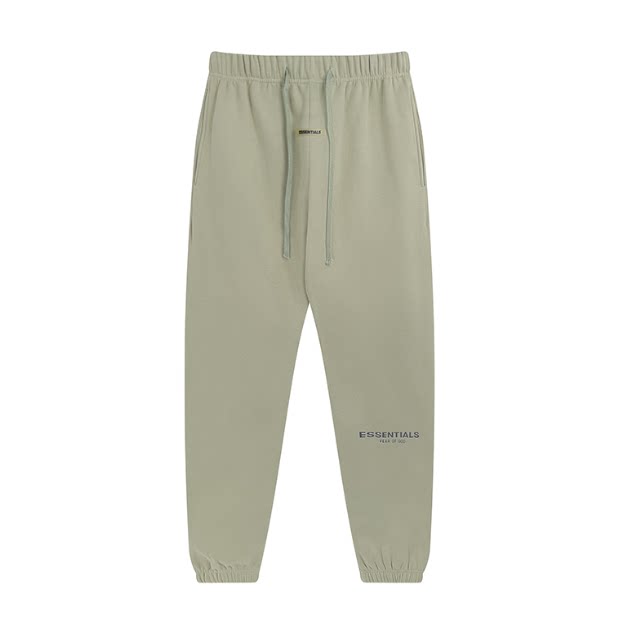 Fear Of God Essentials Side Logo Jogger Pants Sage Green