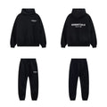 Fear Of God Essentials Hoodie Sweatpants Tracksuit Set Black