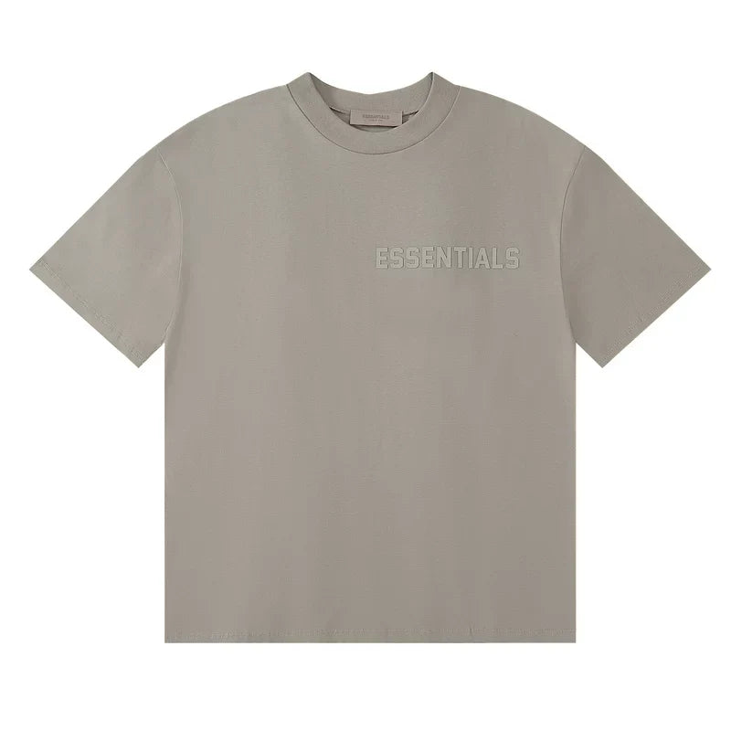 Fear Of God Essentials Chest Logo Short Sleeve T-Shirt Light Grey