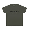 Fear Of God Essentials 3D Chest Logo Short Sleeve T‑Shirt Dark Olive